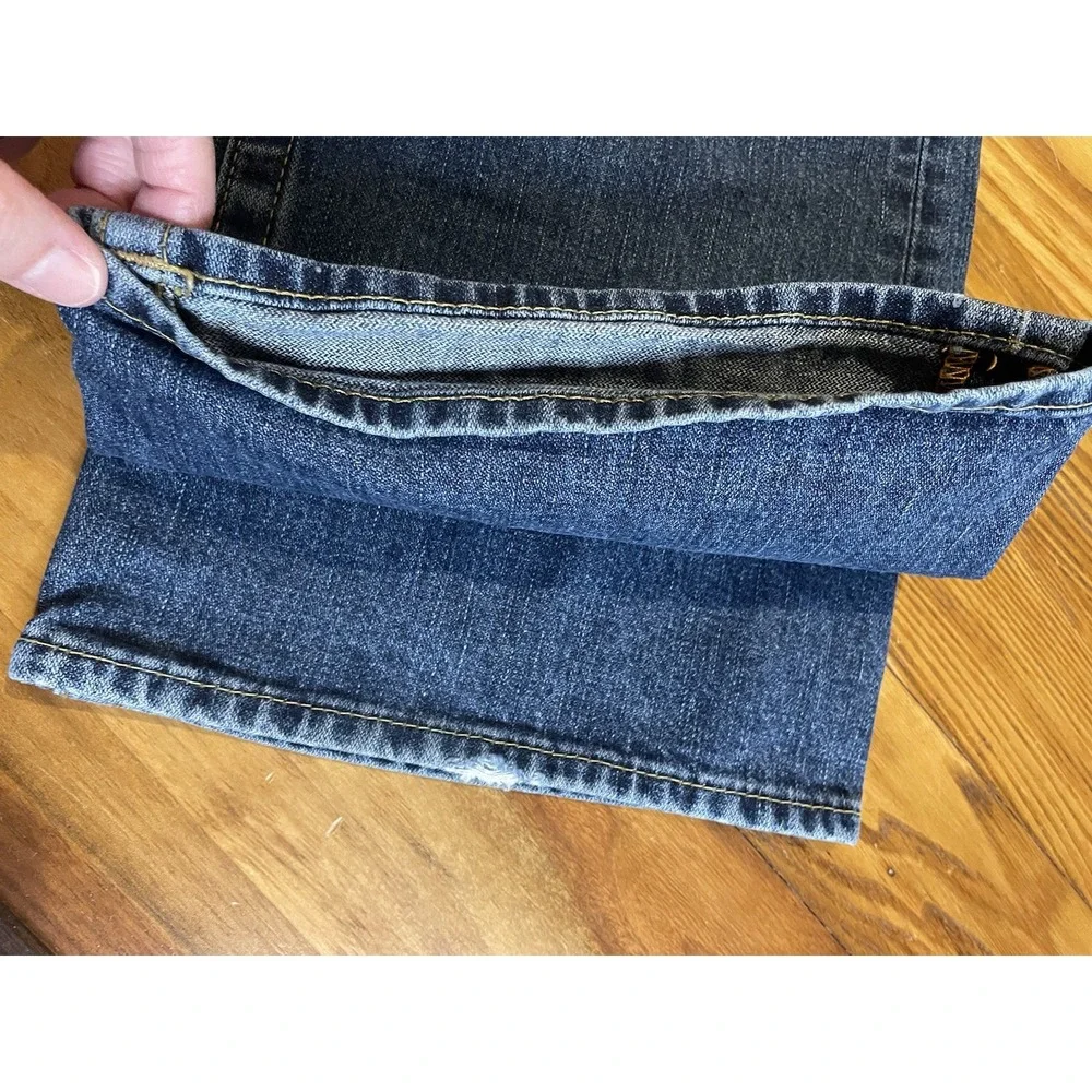 True Religion Jeans Mens 40x32 Ricky Relaxed Straight Leg Denim Medium Wash
